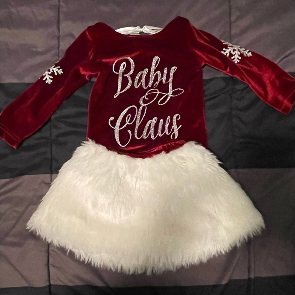 Christmas baby outfit size:6M
